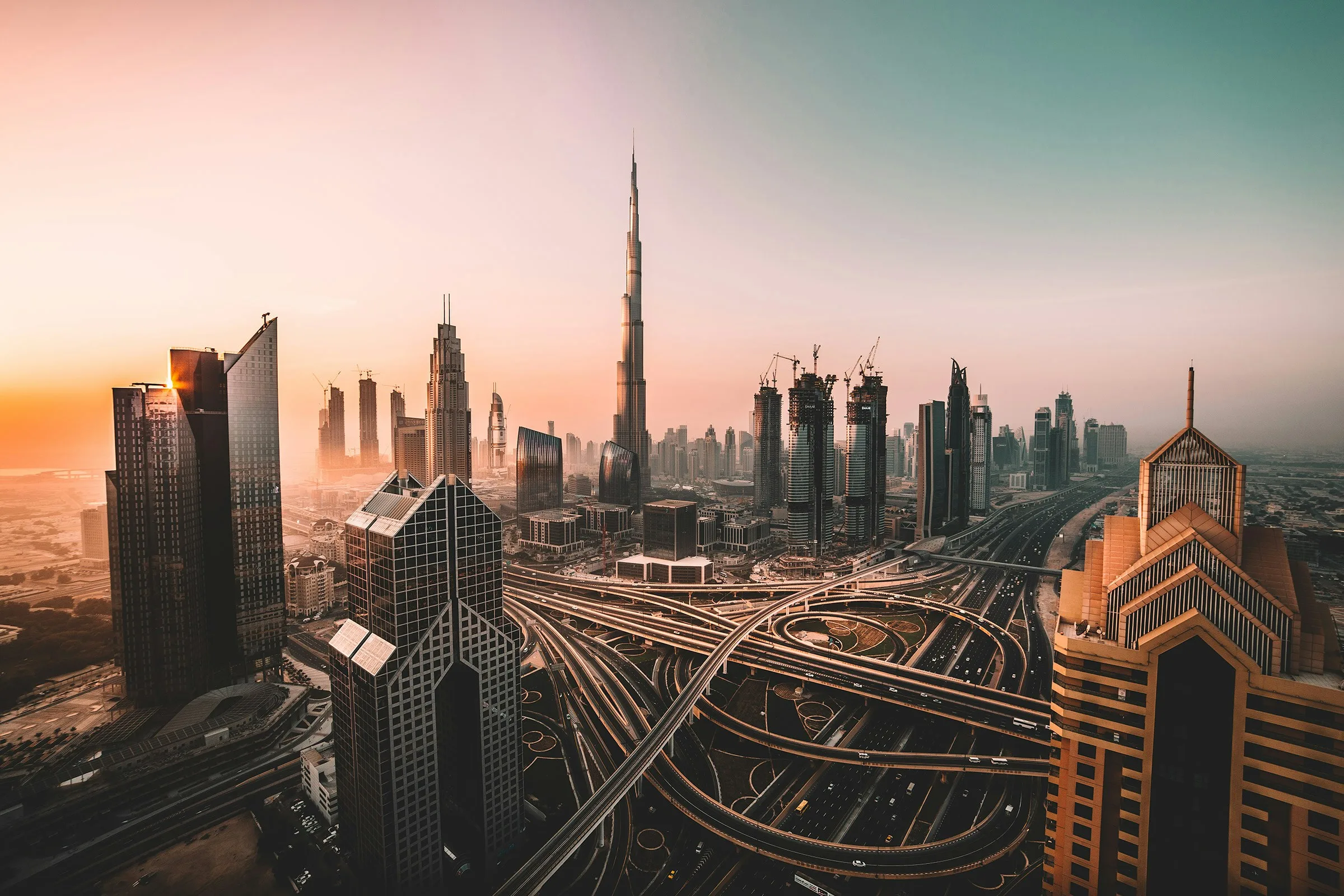 Dubai skyline at dusk — home of HHB Accounting & Tax Consultant