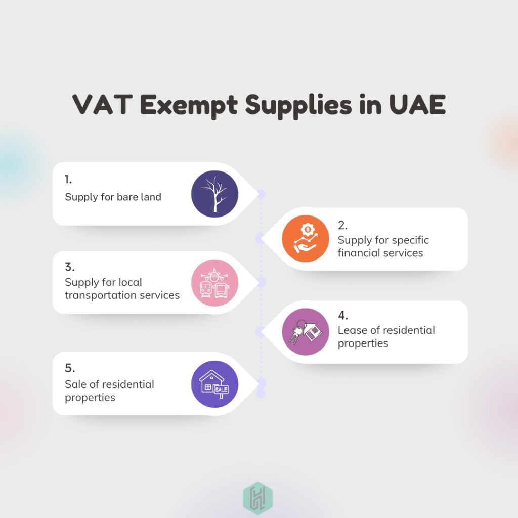 VAT exempt in UAE